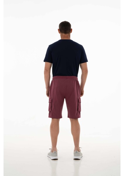 Erkek Regular Fit Kargo Cepli Parça Boyama Şort K21504278101