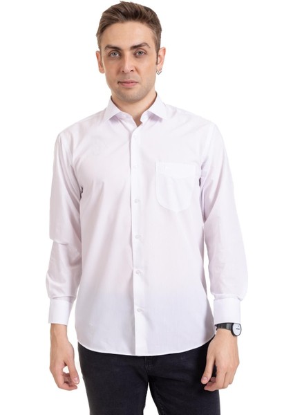 Erkek Regular Kalıp Cepli Yüksek Kalite Klasik Dakron Kumaş Gömlek 2316 modelleri