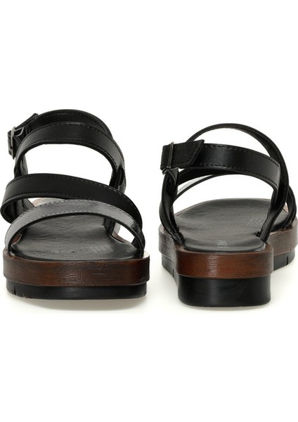 321122.Z 3fx Siyah Kadın Dolgu Topuk Sandalet indirimleri