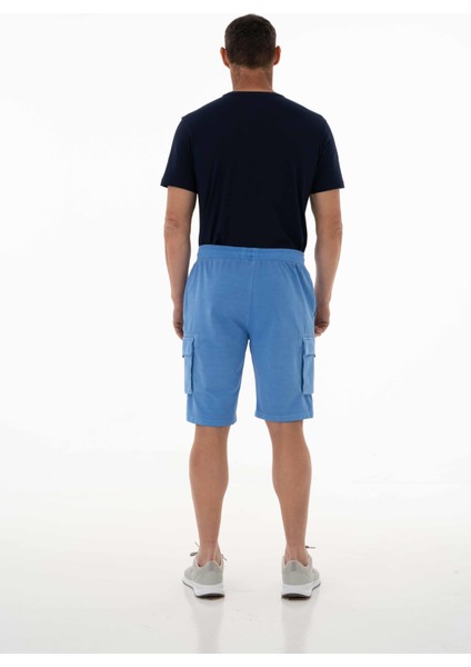 Erkek Regular Fit Kargo Cepli Parça Boyama Şort K21504278101