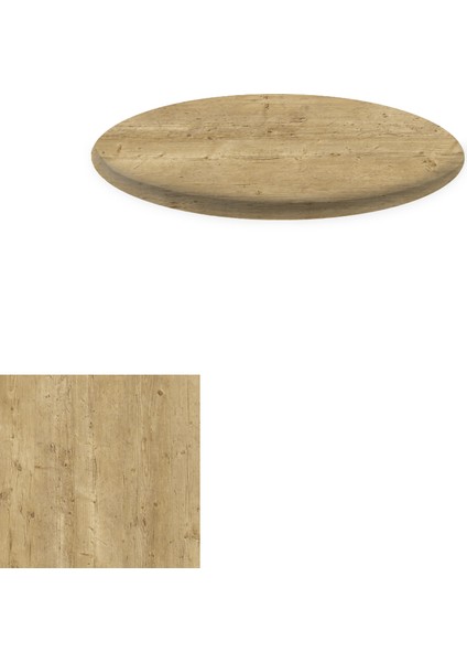 Werzalit Masa Tablası Yuvarlak 80CM - Avalone Pine