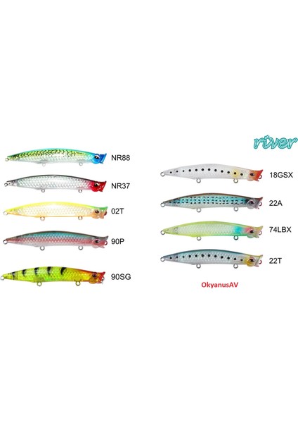 Pop'n Catch 3D 90 9cm 8gr Popper - Okyanusav