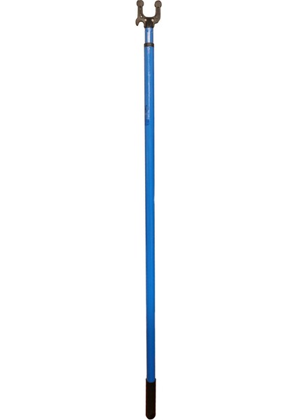 Mavi 2 Metre Teleskopik Tekstil Askı Sopası Elbise Askı Sopası Pazarcı Sopası Kaldırma Sopası