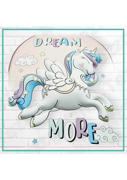 Unicorn Dream More Anaokulu Kreş Çekçekli 2-6 Yaş 5d Baskılı Pony At Sırt ve Okul Çantası fırsatları