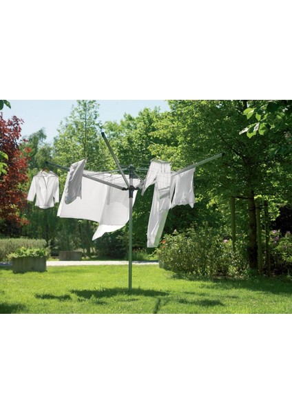 Metallıc Grey Lıftomatıc 4 Kollu Döner Çamaşır Kurutma Askısı 60 M