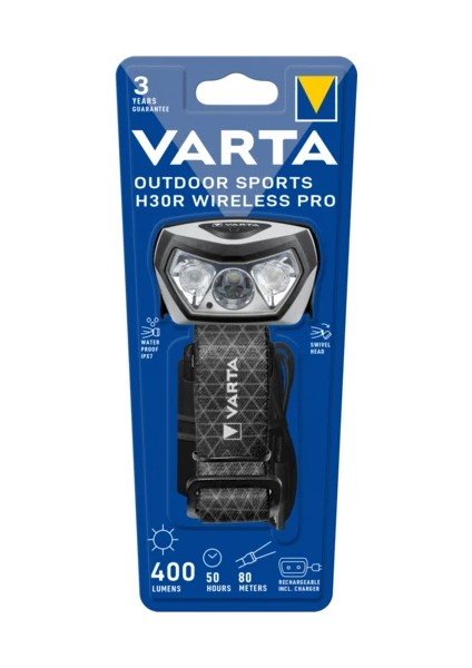 Aysima 18650 Outdoor Sports H30R Pro Kafa Feneri Wireless