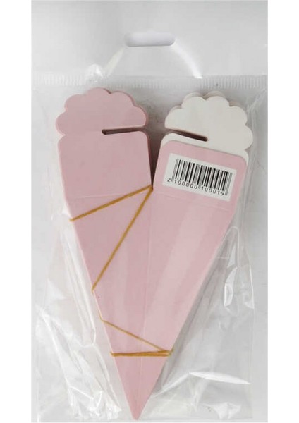 Külah Karton Kutu Makaron Pembe Pk:25 fiyatları