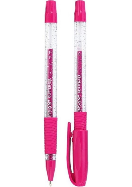Simli Jel Kalem Pembe 1.0mm 1 Adet Glitter Gel Simli Tükenmez Kalem Pembe Renk modelleri