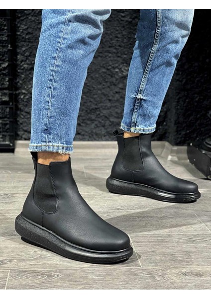 Yüksek Taban Ayakkabı 111 Siyah (Siyah Taban) modelleri