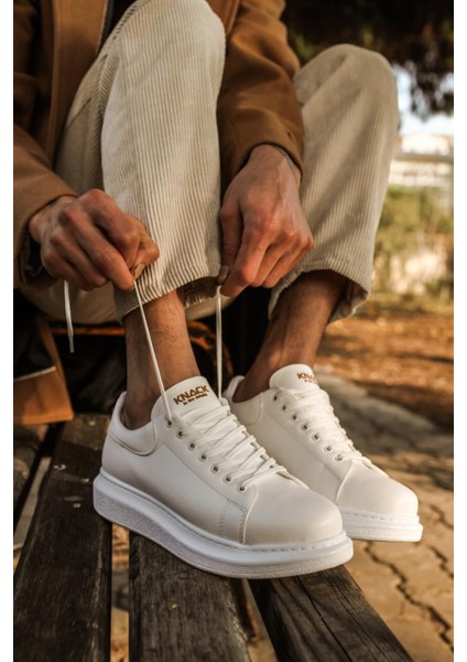 Yüksek Taban Günlük Ayakkabı 044 Beyaz fiyatları