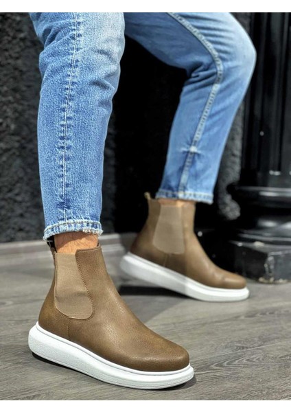 Yüksek Taban Ayakkabı 111 Vizon modelleri