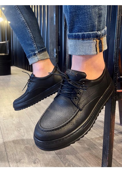 Günlük Ayakkabı T12 Siyah (Siyah Taban) modelleri