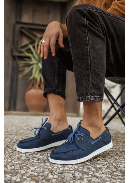 Mevsimlik Keten Ayakkabı 008 Mavi fiyatları