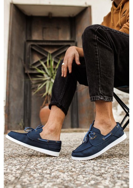 Mevsimlik Keten Ayakkabı 008 Mavi modelleri