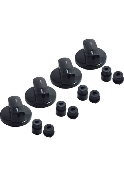 Kumtel Uyumlu 4 Adet Set Üstü Ankastre Ocak Düğmesi