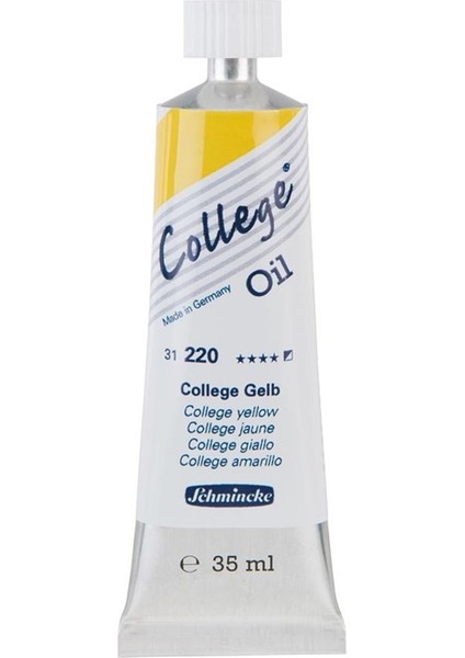 College Oil Yağlı Boya 35 ml College Yellow N:220