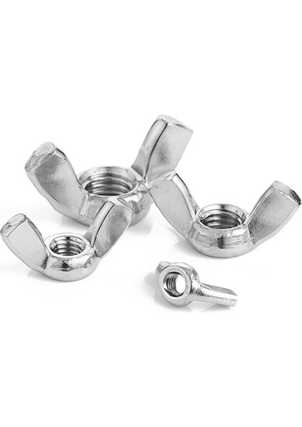 M8 Inox Paslanmaz Kelebek Somun Paket 10 Adet