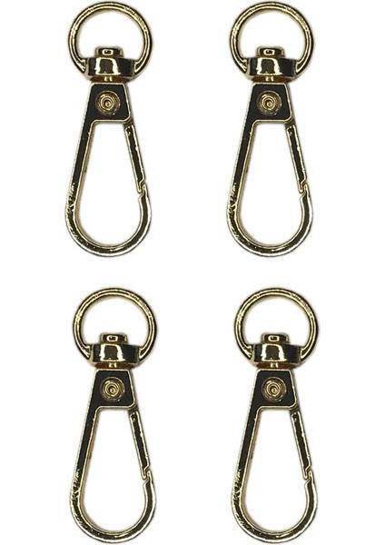 Kanca 1 cm Çanta Aksesuarı (4 Adet) Light Gold fiyatları