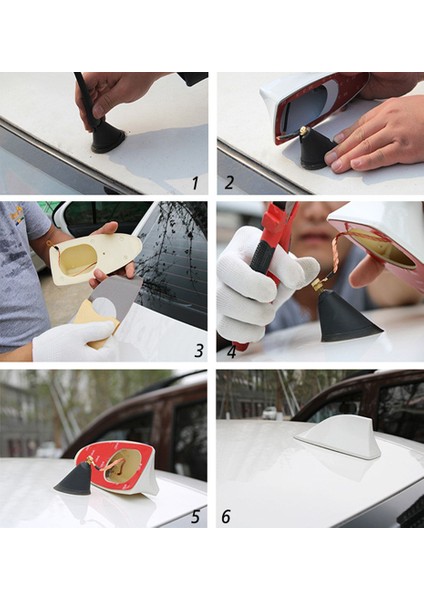 Nissan Honda Seat Opel Volvo Ford Bmw Universal Uyumlu Oto Beyaz Shark Balina Yüzgeç Alıcı Köpek Balığı Sırtı Anten indirimleri