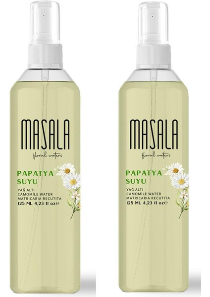 Papatya Suyu 125 ml - Chamomile Floral Water x 2 Adet