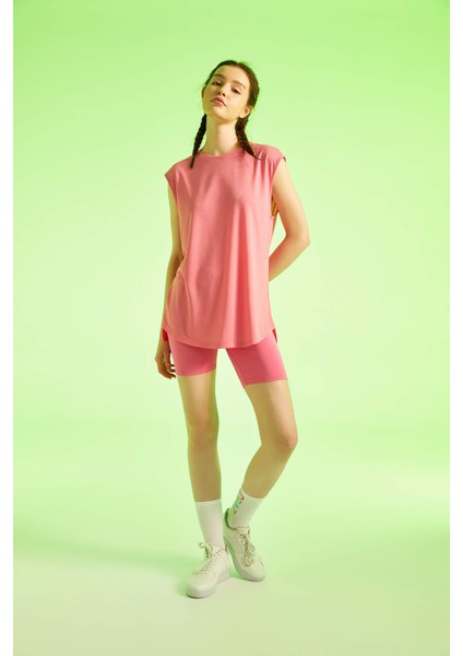 Fit Bisiklet Beli Saran Sporcu Tayt T6387AZ22SM