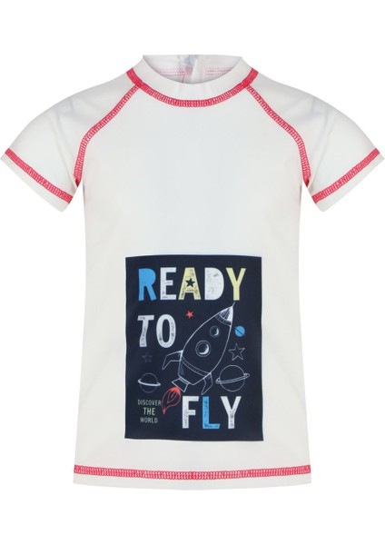 Arıcı Store Bebek-Çocuk Uzay Desenli Tişört Şort Ikili Takım Mayo