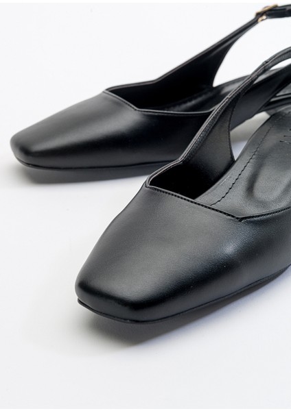 State Siyah Cilt Kadın Topuklu Ayakkabı modelleri