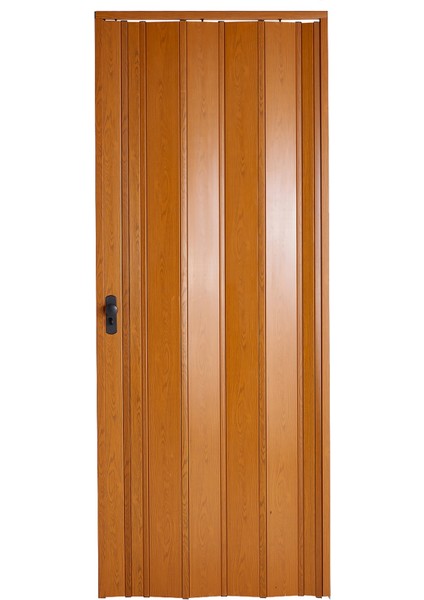 Akordiyon Kapı 102x190 Meşe Camsız 12 mm Katlanır Akordeon PVC