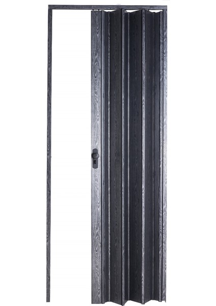 Akordiyon Kapı 87x190 Karaağaç Camsız 12 mm Katlanır Akordeon PVC modelleri