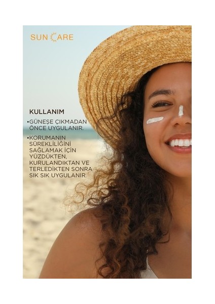 Güneş Kremi Kuru & Normal Ciltler Için SPF50 50 ml 2 Adet