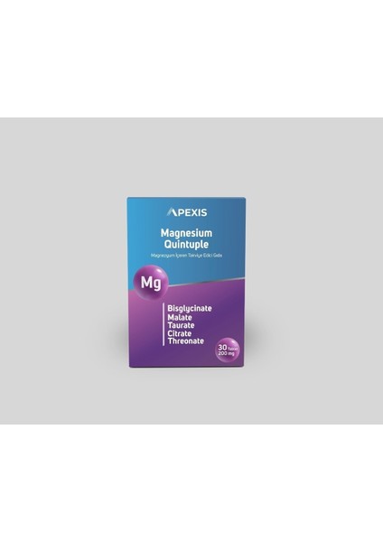 Apexis Magnesium Quintuple 30 Tablet