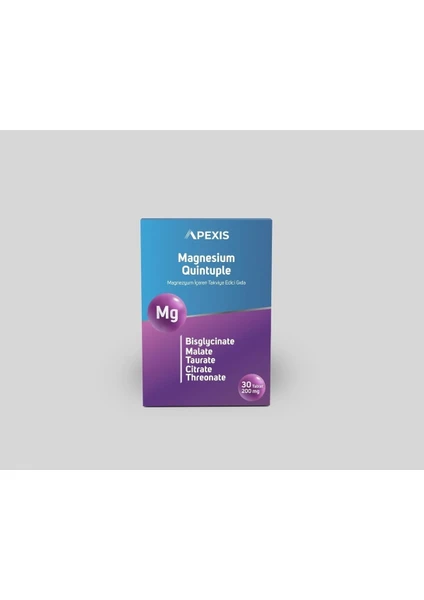 Apexis Magnesium Quintuple 30 Tablet