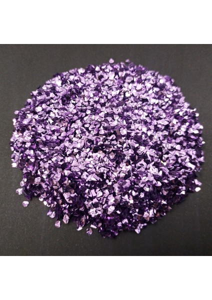 Glitter Epoksi Reçine Süsleme Pulu Üç Boyutlu Elmas Görünümlü Nail Art Makyaj Sim Lavanta 100 gr fiyatları