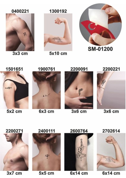 Çılgın Tasarımlar Kınayla Geçici Dövme Seti 1 Tüp Siyah Kına 10 Desen fiyatları