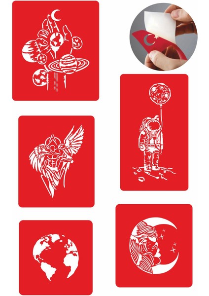 Gökyüzü Modelleri Dövme Şablonu Kına Deseni