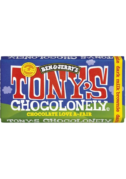 Chocolonely Ben & Jerry's Dark Milk Brownie 180 gr