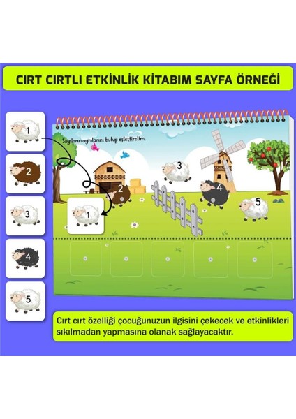 Yükselen Zeka Cırt Cırtlı Etkinlik Kitabım 16-24 Ay