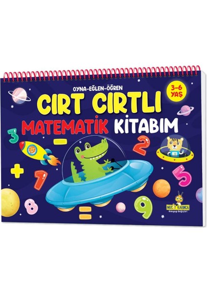 Etkinlik Matematik Kitabım 3-6 yaş Cırt cırtlı