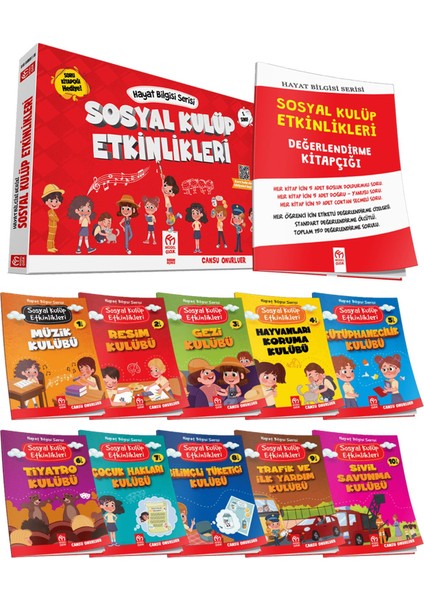 Model Eğitim Yayıncılık 1. Sınıf Hayat Bilgisi Serisi - Sosyal Kulüp Etkinlikleri