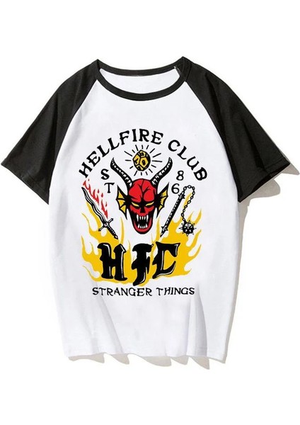 Stranger Things New Hellfire Club Unisex Oversize T-Shirt