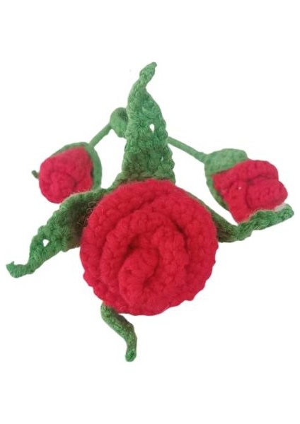 Kızıl Gül Dalı Amigurumi Organik Oyuncak fiyatları