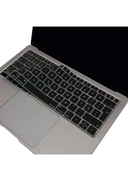 Laptop Macbook Air M1 Klavye Kılıfı F-Türkçe DaktiloTip A1932 A2179 A2337 ile Uyumlu