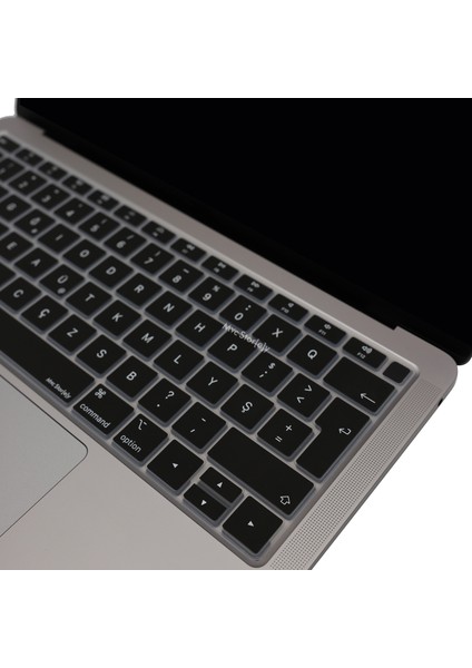Laptop Macbook Air M1 Klavye Kılıfı F-Türkçe DaktiloTip A1932 A2179 A2337 ile Uyumlu modelleri