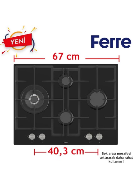 Fryart Serisi Airfry Pişirme Siyah Set (ED075 + XE63CS +D077 )