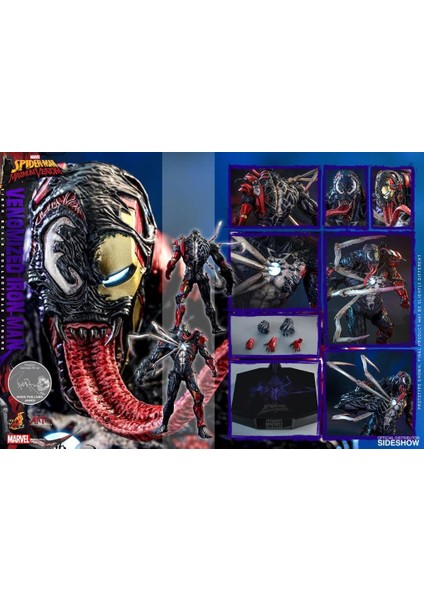 Venomized Iron Man Sixth Scale Figure - 907026 - Ac4 - Marvel Comics / Marvel’s Spider-Man: Maximum Venom