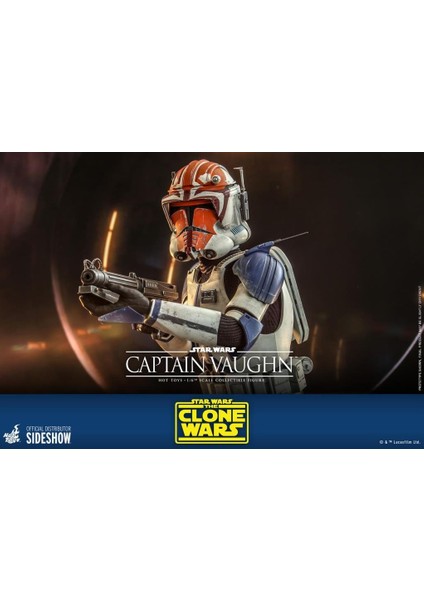 Hot Toys Captain Vaughn Sixth Scale Figure - 909744 - TMS65 - Star Wars / The Clone Wars