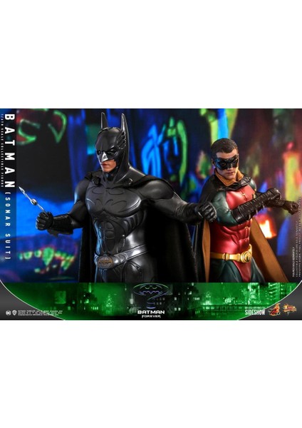 Batman (Sonar Suit) & Robin Sixth Scale Figure Set - 904950 & 904951 - MMS593 & MMS594 - Dc Comics / Batman Forever