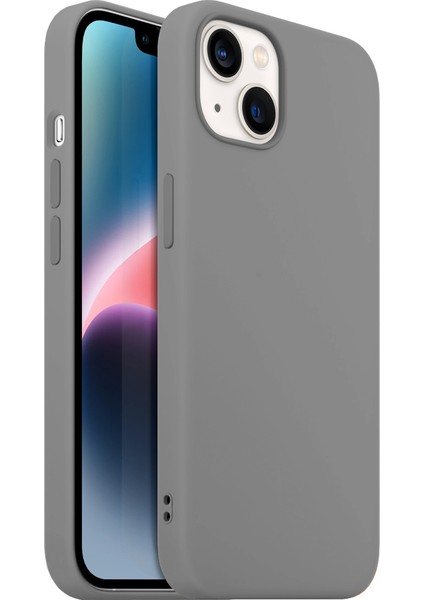 Buff iPhone 14 Rubber S Gray Kılıf