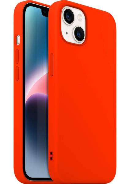 Buff iPhone 14 Rubber S Neon Orange Kılıf