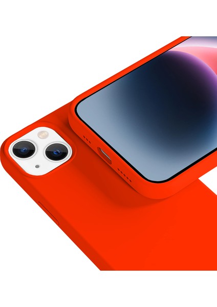 Buff iPhone 14 Rubber S Neon Orange Kılıf modelleri